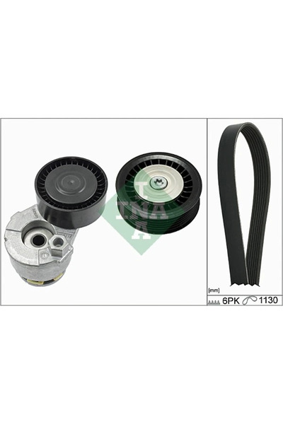 FAG Set Curea Transmisie Cu Caneluri Dacia Duster/Logan/Sandero Mahindra Rena...