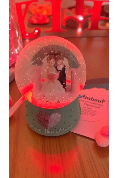 FAMEMUS ACCESSORY Kar Küresi Ara boy Ürün Boyut 10 cm