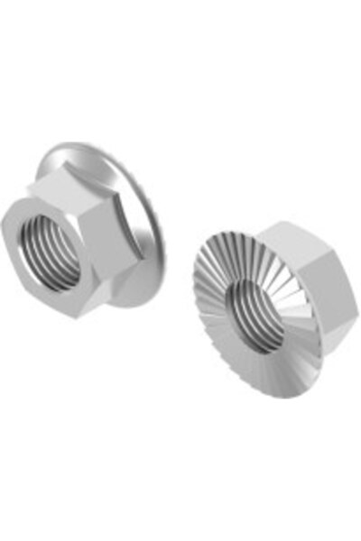 Other Piuliță cu flanșă zimțată NKZM8, oțel electrogalvanizat