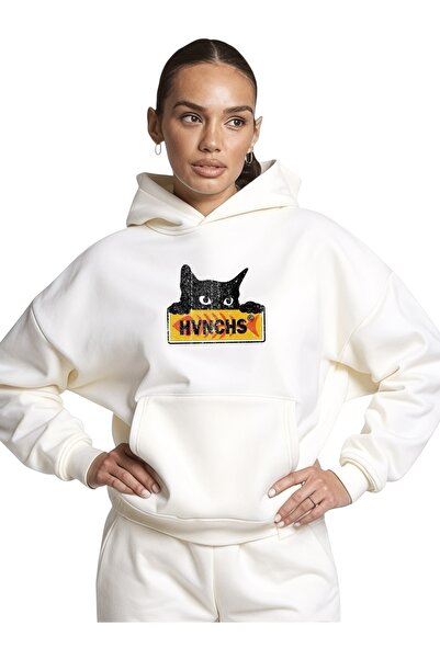 ArtYus Etichetă unisex pisică cik Colorat Special cu imprimeu Bumbac supradim...