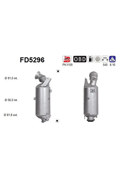 As Filtru Funingine/Particule Sist.De Esapament Mercedes-Benz Cls/E-Class