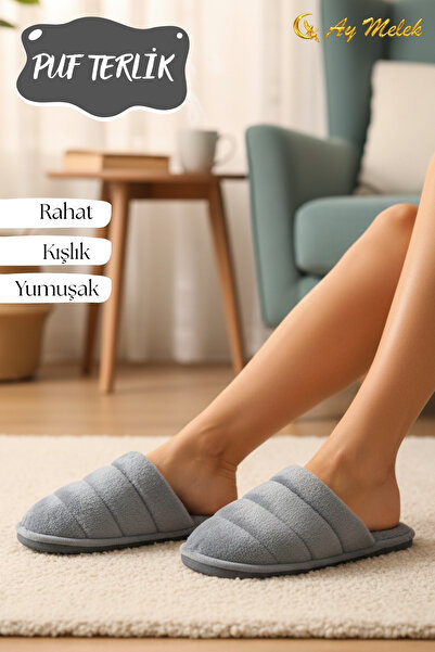 AYMELEK Women's Plush House Slippers Soft Textured, Non-Slip Sole, Comfortable and Warm Slippers