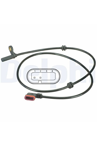 DELPHİ Сензор за скоростта на колелото Mercedes-Benz C-класа