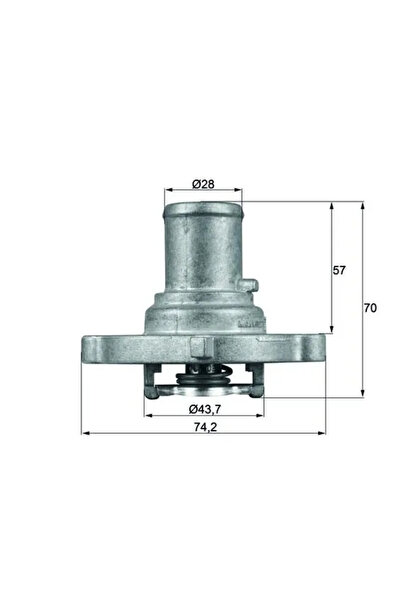 MAHLE Termostat Lichid Racire Autobianchi Y10 Fiat Albea/Brava/Bravo 1