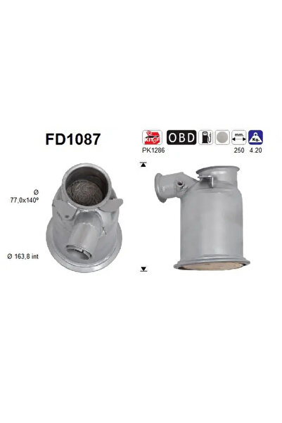 As Filtru Funingine/Particule Sist.De Esapament Audi A3 Seat Leon