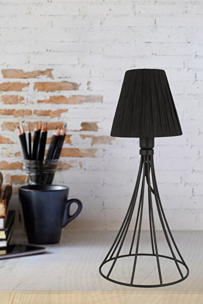 Begüsa Elina Masa Lambası Siyah No:11