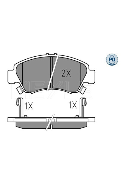 MEYLE Set Placute Frana Frana Disc Punte Fata Honda Civic 5/Civic 6/Jazz 2 19...