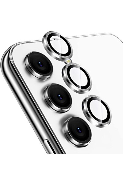 Fibaks Galaxy S25 FE Aparatlı Kamera Koruma Renkli Lens Koruyucu Temperli Cam...