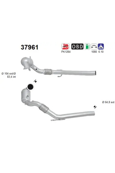 As Катализатор Audi A3 Limousine Cupra Formentor