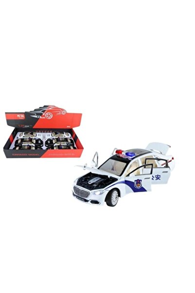 VARDEM OYUNCAK Lights and Sounds Opening Doors Pull and Release Mercedes Police Car Custom Made