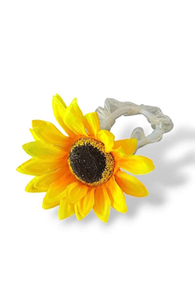 CAŞ DEKORASYON Yellow Color Flower Rubber Buckle