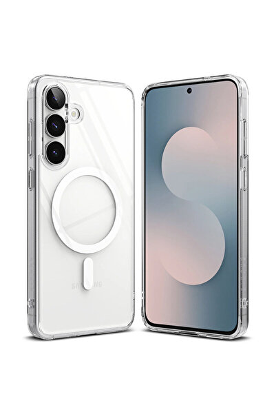 Ringke Carcasă Fusion MagSafe pentru Samsung Galaxy S25 FE, Transparentă