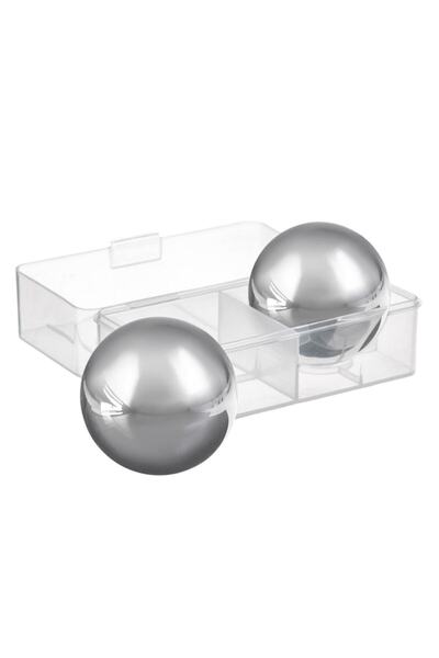 OEM Reusable stainless steel ice sphere Ø5.5 cm - 2 pcs