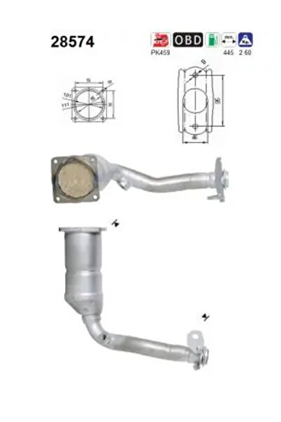 As Catalizator Peugeot 206 2000-2009