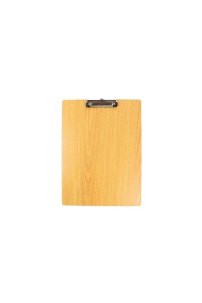 OEM Clipboard A4 din Lemn, Cu clema metalica, Ideal pentru birou, scoala si evenimente, Natur