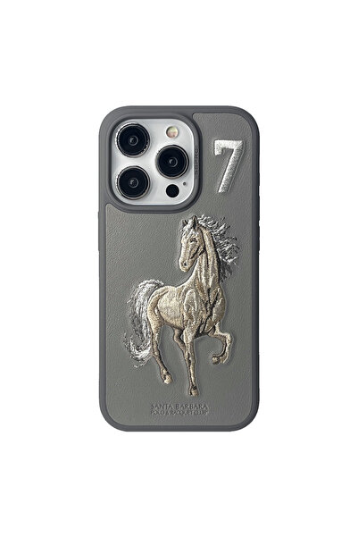 Santa Barbara Polo & Racquet Club Husa iPhone 15 Premium Boris Titanium Grey,...