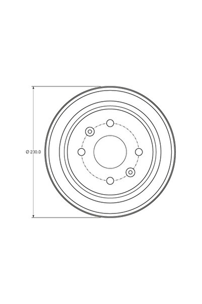 TRW Tambur Frana Chevrolet Aveo / Kalos/Spark Zaz Vida