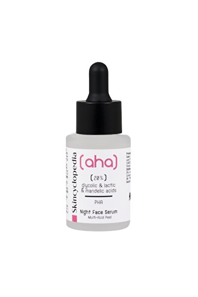 SKINCYCLOPEDIA Ser facial de noapte cu 20% AHA, PHA 30 ml