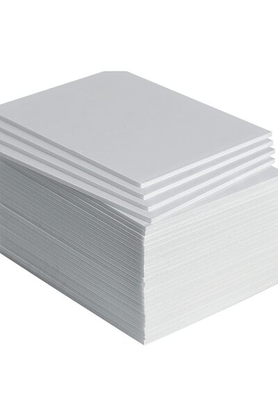 Al Raied عبوة من 30 لوحًا من الفوم مقاس 10 × 8 بوصة، من HommyPrefer، مصنوعة من صفائح الفوم البوليسترين بسمك 0.2 بوصة، ملصق أبيض