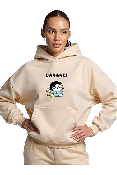 ArtYus Unisex Banane Colorat Special cu imprimeu Bumbac supradimensionat cu g...