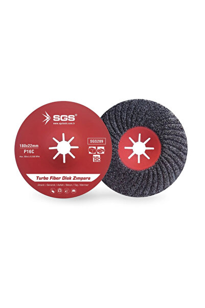 SGS TURBO FİBER DİSK ZIMPARA (115MM)