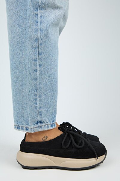 Manijero Papuci Sabo negri din piele naturală pentru femei Koralia