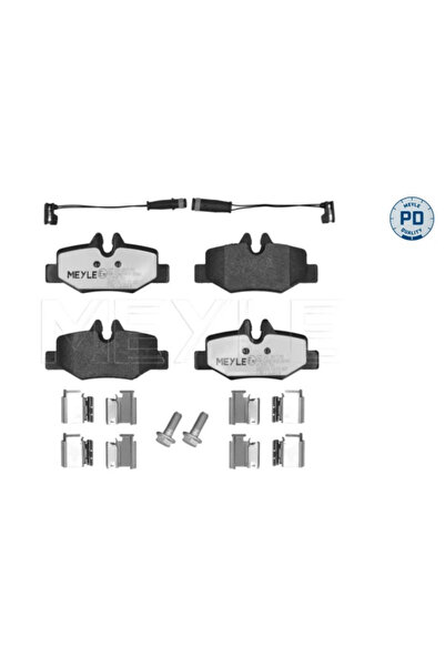 MEYLE Комплект спирачни накладки за дискови спирачки задна ос Mercedes-Benz V...