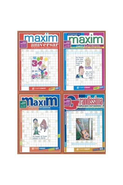 Maxim Colectia de integrame aniversare - nivel avansat