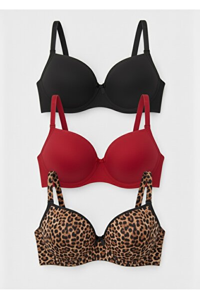 SOFENNA Set de sutien din 3 piese pentru femei, cu sârmă și susținere, pentru...