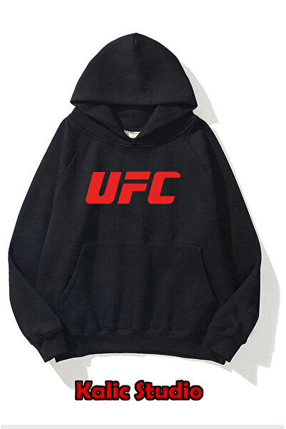 Kalic Studio Hanorac oversize unisex UFC negru