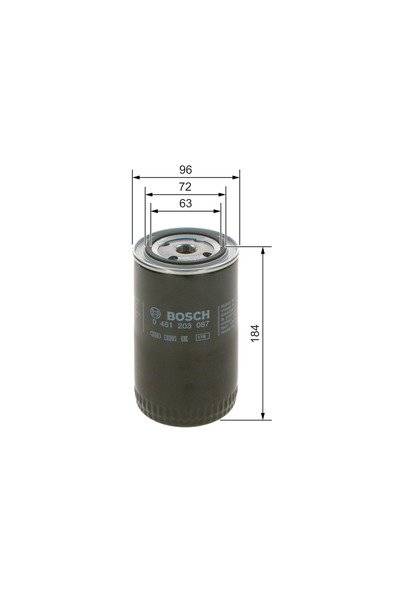 Bosch Oil Filter Volvo 740/760/780 Vw Lt 28-35 1 Bus/Lt 28-35 1 Body/Lt 28-35...