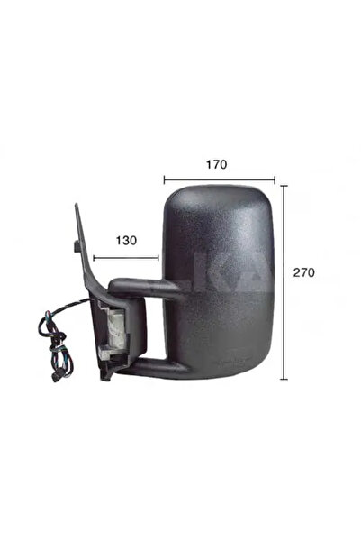 Alkar Oglinda Exterioara Stanga Vw Lt 28-35 2 Bus/Lt 28-46 2 Caroserie/Lt 28-...