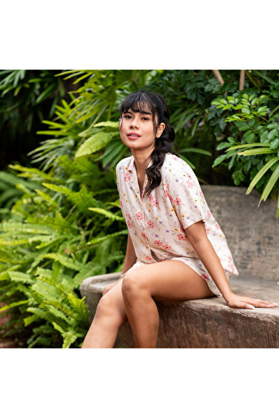 Aadaraya Pyjama Short Set Shirt and Shorts