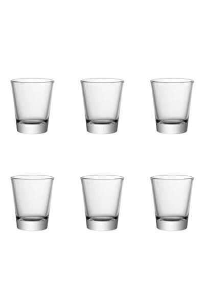 SHOPIENS Shot Glass Set, 50 ml, Glass, 6 Pieces - MYONNA