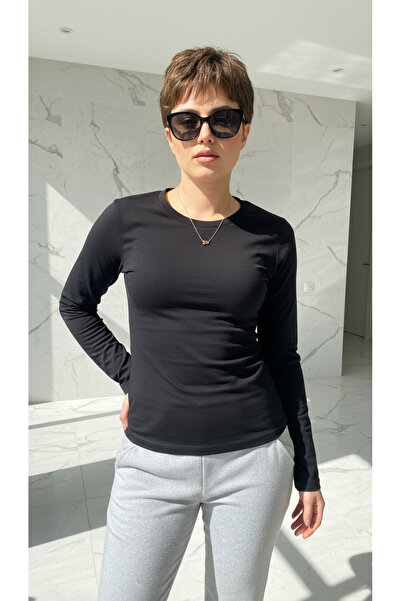 Vellorra Uzun kollu bady bluz