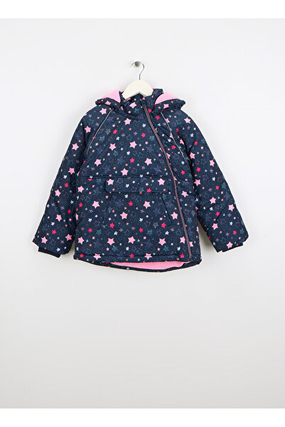 name ıt Lacivert Kız Çocuk Şişme Mont 13243668