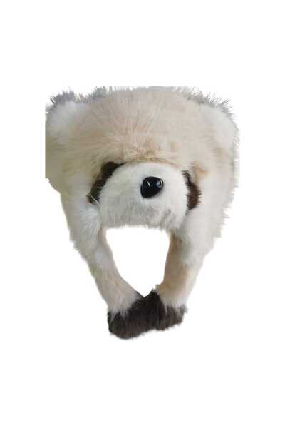 Aware Time Children's Plush Eared Thick Fur Beanie Hat