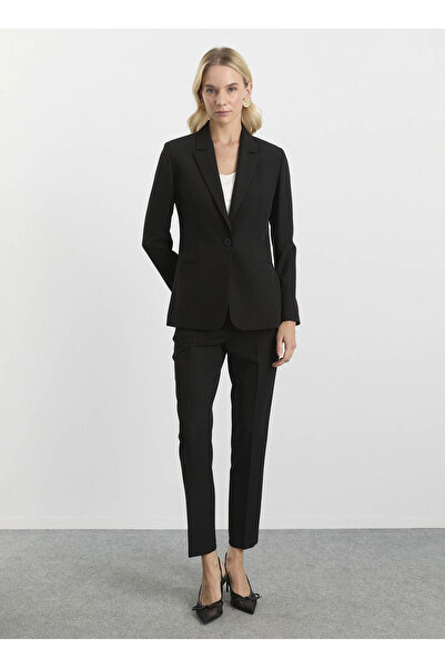 Selen Normal Bel Standart Lacivert Kadın Pantolon 25KSL5452