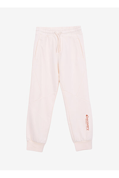 Discovery Expedition Lastikli Paça Krem Erkek Çocuk Eşofman Altı D5WB-EA3051