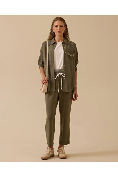 SEÇİL Elastic Waist Pocket Pants