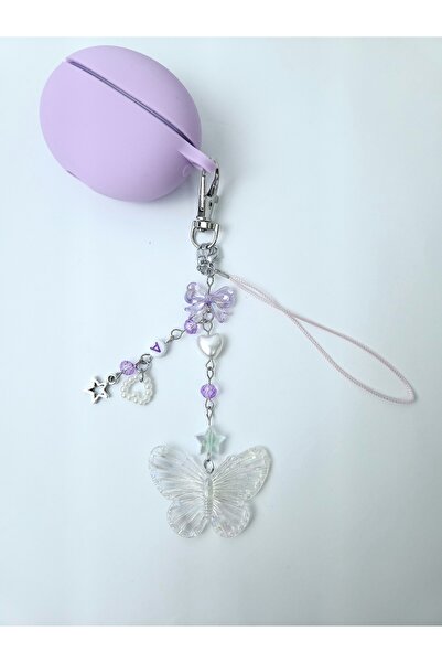 LE&DA Accessory Kelebekli Fairycore Kişiselleştirilebilir Charmlı Çanta Aksesuarı