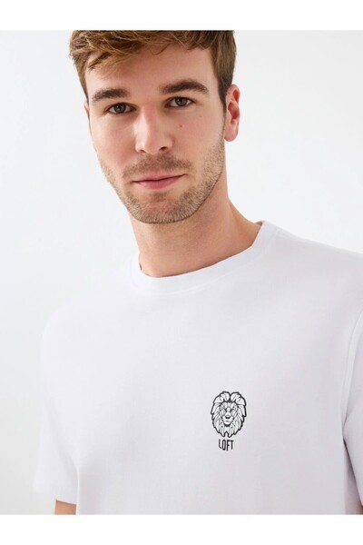 Loft Men's White Lf 2038464 White m Tss T-Shirt Lf2038464-White