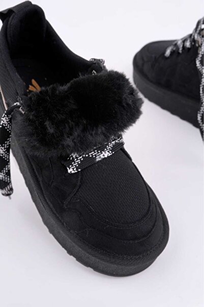 Mc vay Shoes Новий сезон Сует Товста підошва Ортопедичні Шерстяні Черевики з шнурівками для жінок