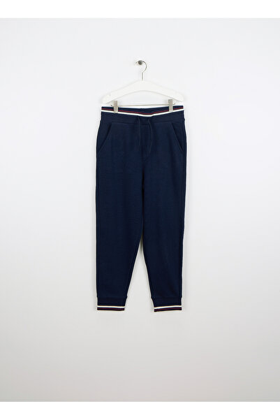 Benetton Lastikli Paça Lacivert Erkek Çocuk Eşofman Altı 32N4CF06E