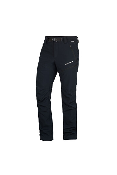 NORTHFINDER Pantaloni softshell trekking bărbați 3L PETE1 negri