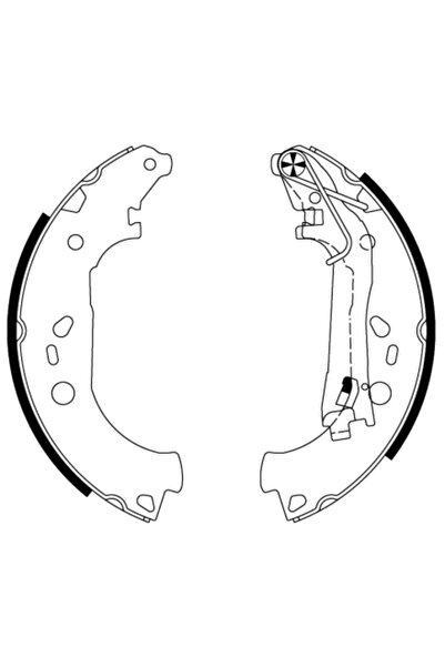 TEXTAR Set Saboti Frana Citroen Nemo Autoutilitara/Limuzina