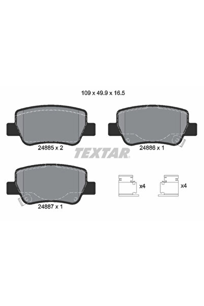 Krieger Set Placute Frana Frana Disc Toyota Avensis