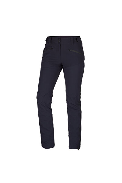 NORTHFINDER Pantaloni softshell hibridi cu fermoar complet pentru femei BELASA negri