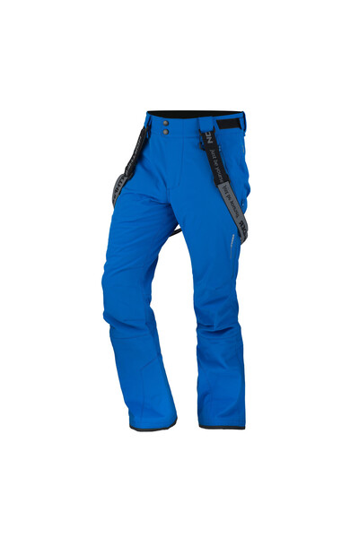 NORTHFINDER Pantaloni de schi softshell de iarnă pentru bărbați cu bretele LO...