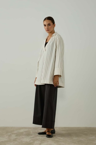 REVENA COLLECTION Line Çizgili Tunik